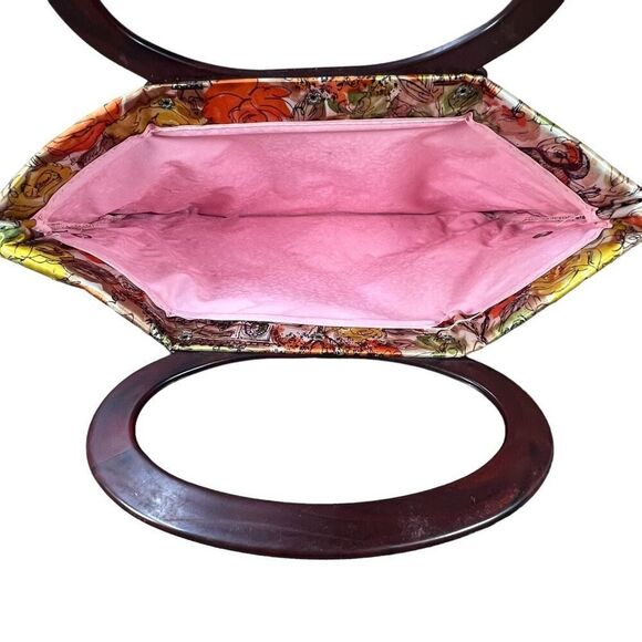 MCM Women's Vintage Floral Print Foldable Bag Size Medium - Picture 6 of 11